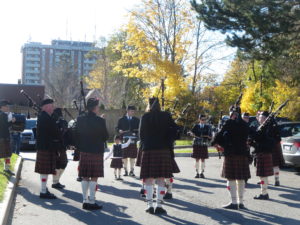 Getting ready for the parade.